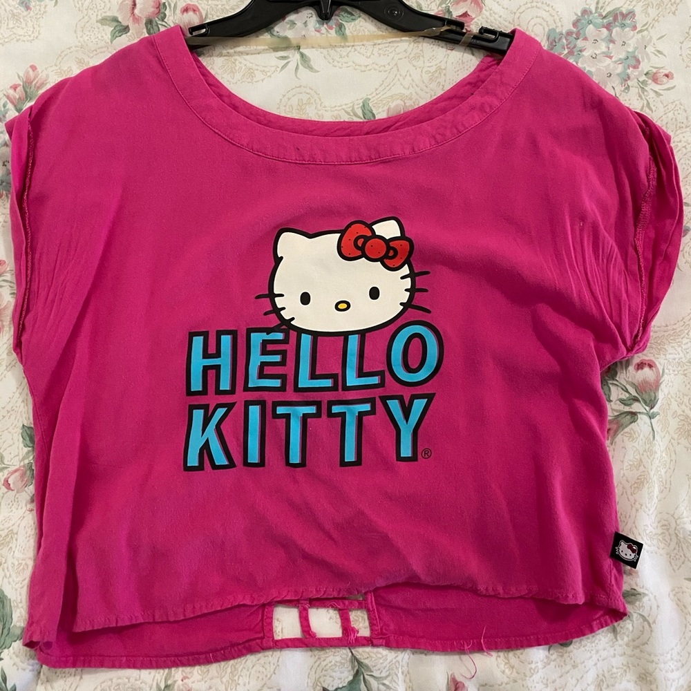 medium hello kitty crop top for juniors